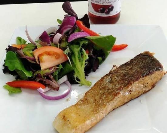 Grill Salmon with side Salad