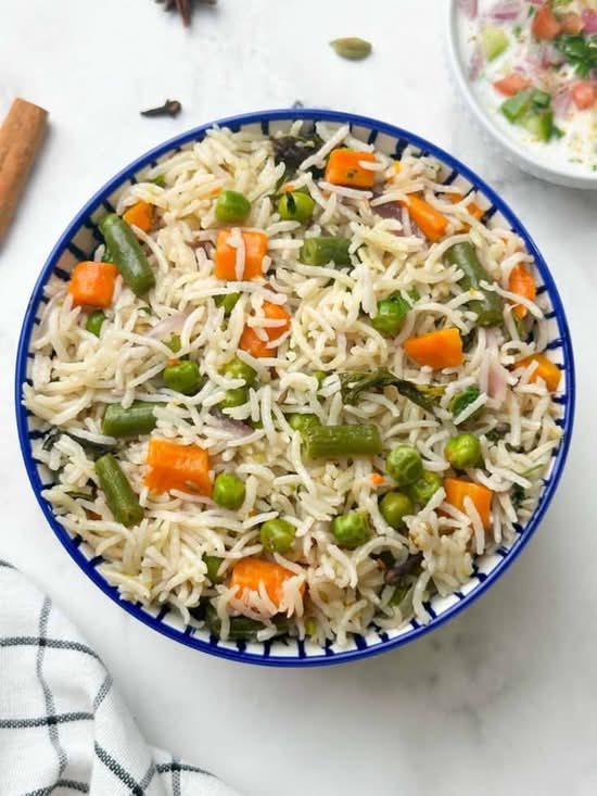 Shahi Mixed Vegetable Pulao (V)