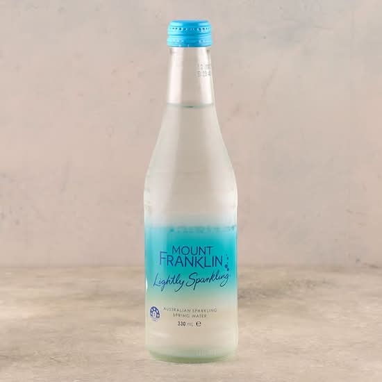 Mt Franklin Lightly Sparkling Water 330ml