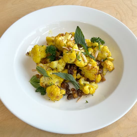 Roasted Cauliflower Salad