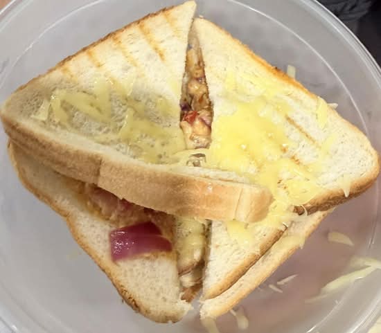 Paneer Tikka Grilled Sandwich