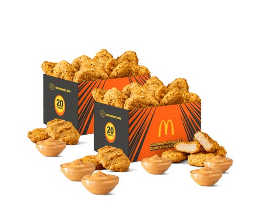 Garlic & Black Pepper Chicken McNuggets - 40pc