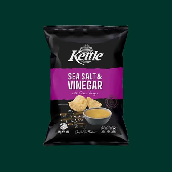 Kettle Chips Sea Salt & Vinegar 45g