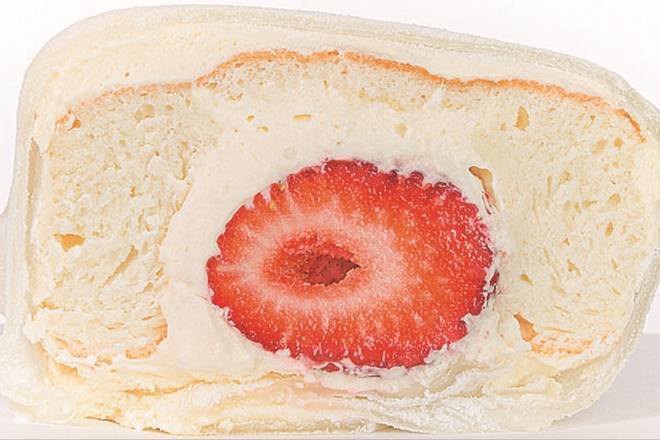 Mochi Strawberry Pancake