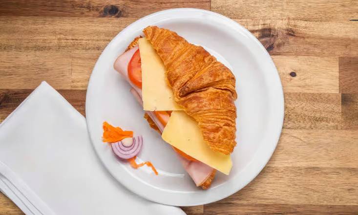 Ham Cheese Tomato Croissant Toasted