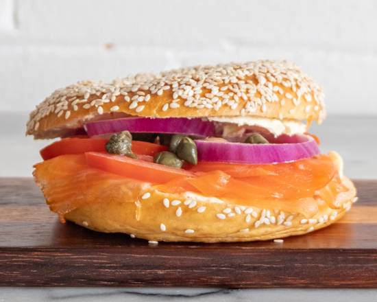 Classic Smoked Salmon Bagel