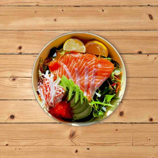 Salmon Sashimi Salad