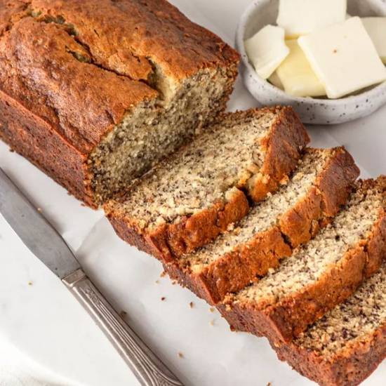 Banana Bread With Butter