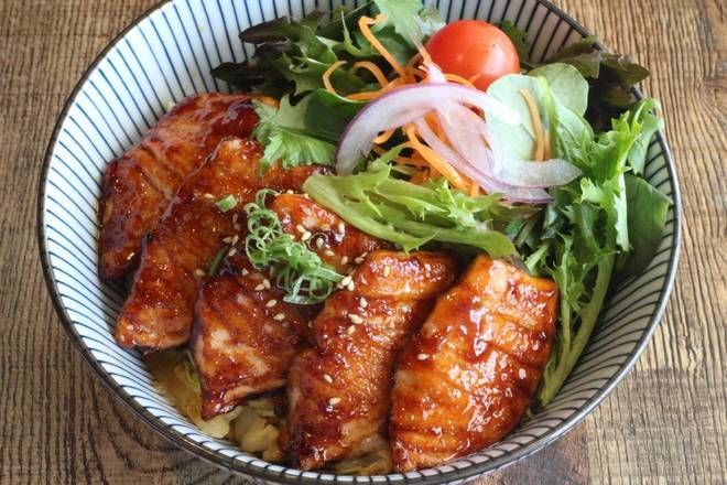 Salmon Teriyaki Don