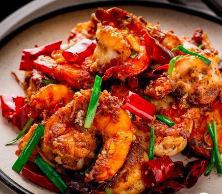 Chilli garlic Prawns