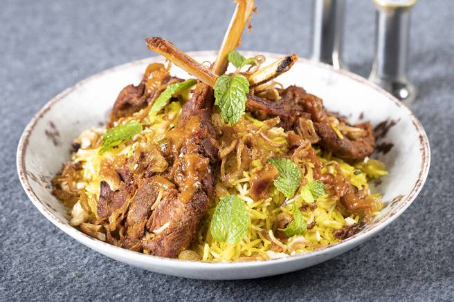 Lamb chops biryani