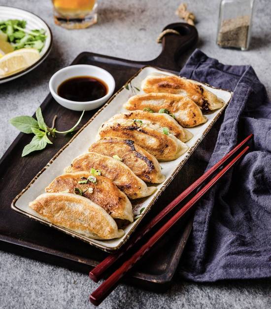 Pan Fried Pork Dumplings 8 PC