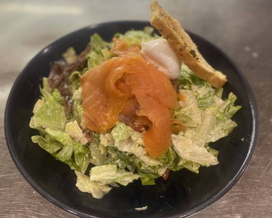 Smoked Salmon Caesar Salad