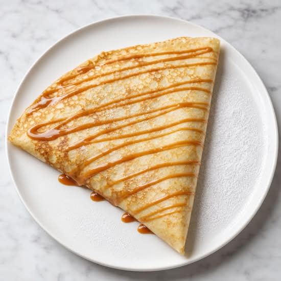 Salted caramel sauce Crepes