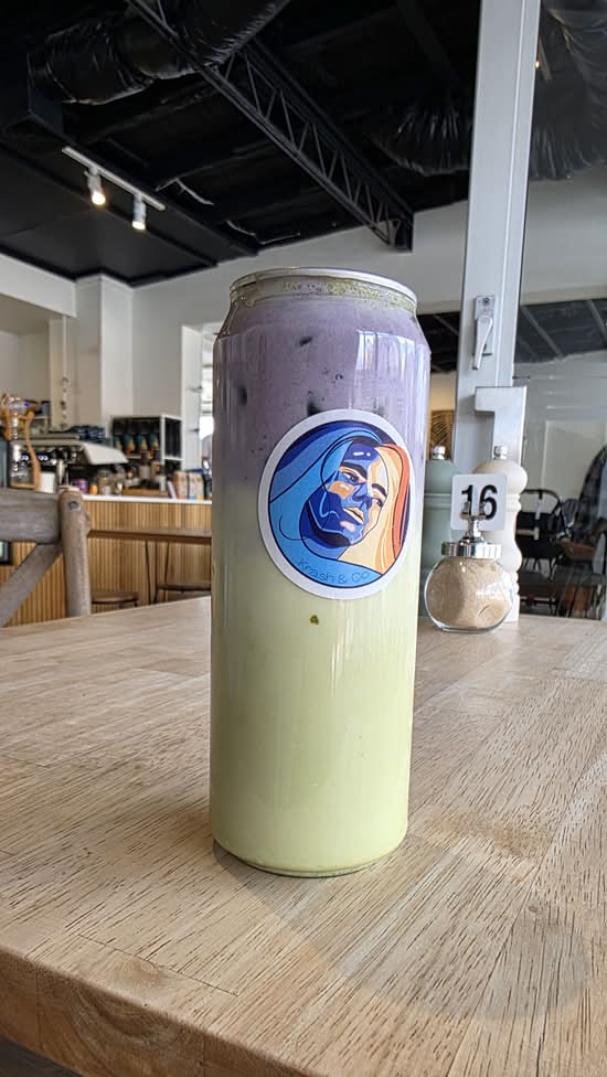 Iced Matcha Blueberry