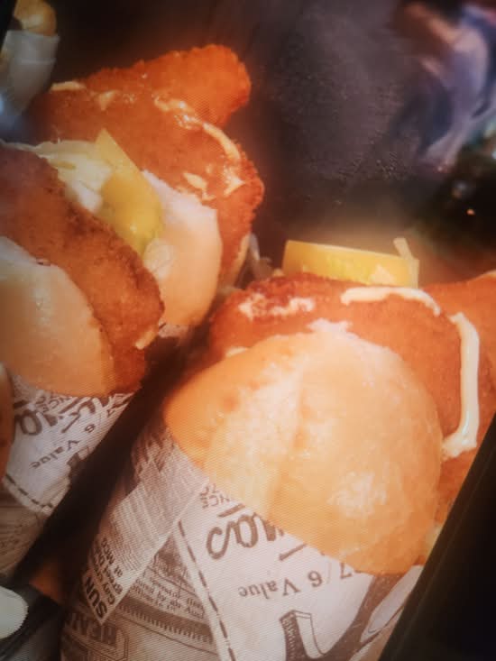 Chicken schnitzel roll no bacon,whole schnitzel