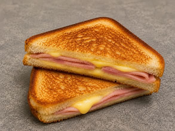 Ham, Cheese Toasted Sandwich