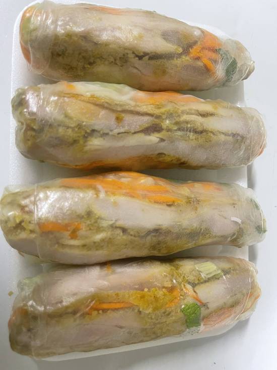 Chicken rice paper roll
