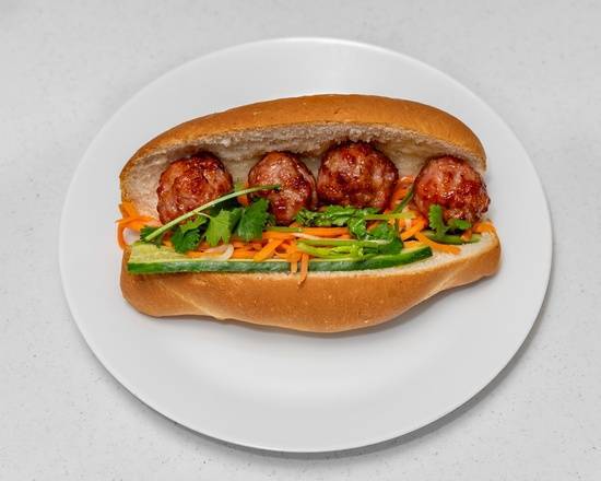 Vietnamese Grilled Pork Sausage in a Roll (Nem Nuong)