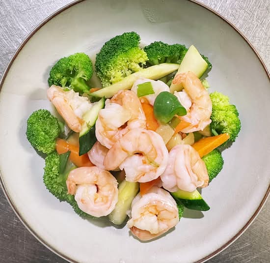 Garlic Prawn with veg(GF)