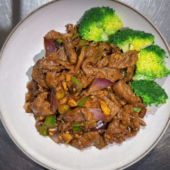 Black pepper lamb
