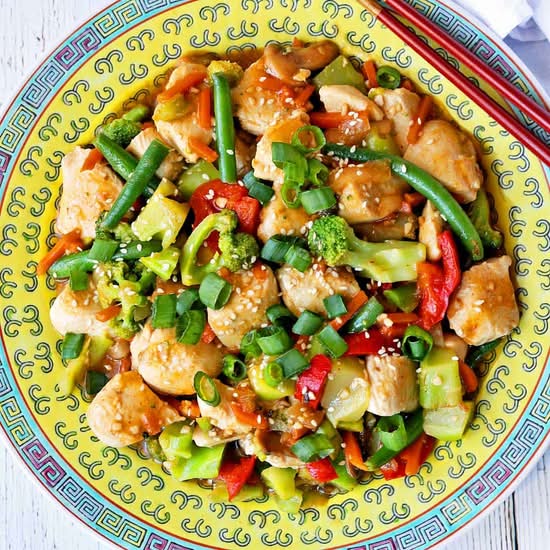 Stir Fried Chicken With Veg(GF)