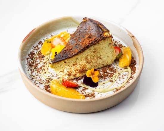 Pistachio Burnt Basque Cheesecake
