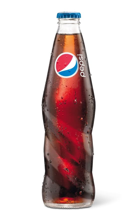 Pepsi glass bottle