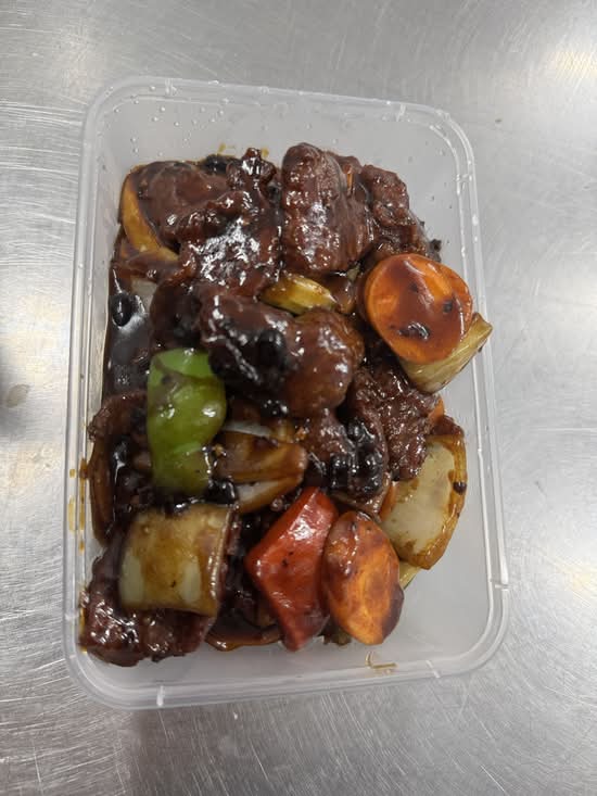 Beef black beans
