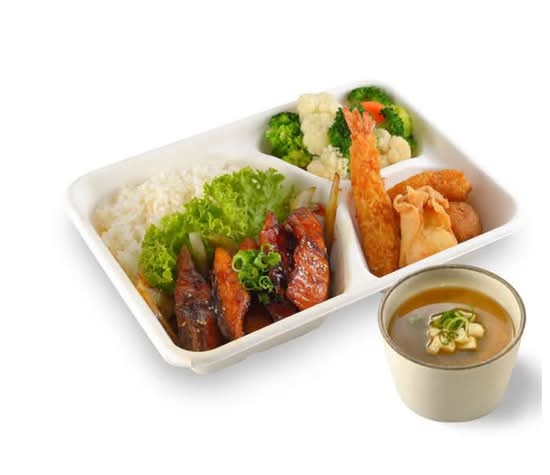 Teriyaki Salmon Bento