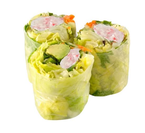Crab Salad Rice Paper Roll