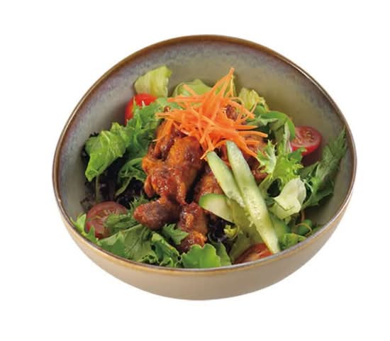 Teriyaki Chicken Salad with Yuzu Dressing (DF)