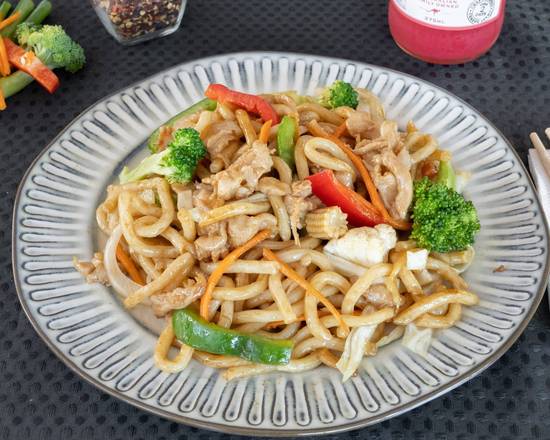 8. Satay Chicken Noodle