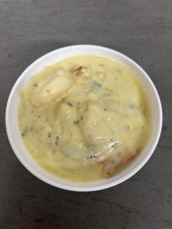 Creamy Garlic Prawn Sauce