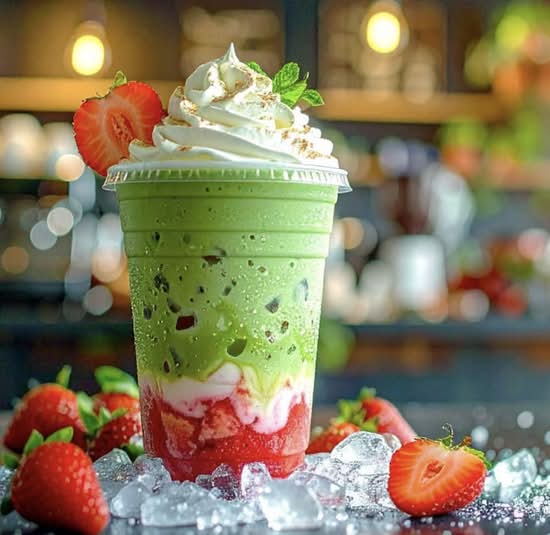 Strawberry Matcha