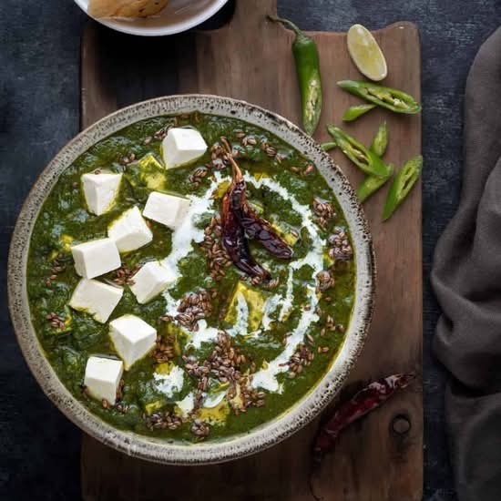 62.Palak Paneer Tadka