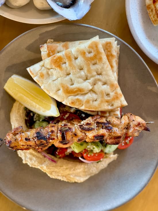CHARGRILLED CHICKEN SOUVLAKI