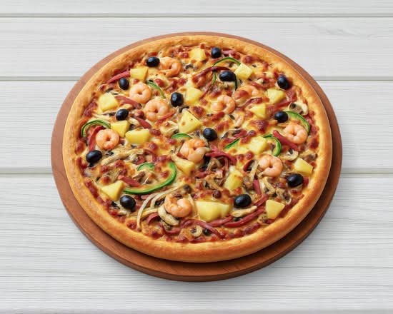 Garlic Prawns Pizza