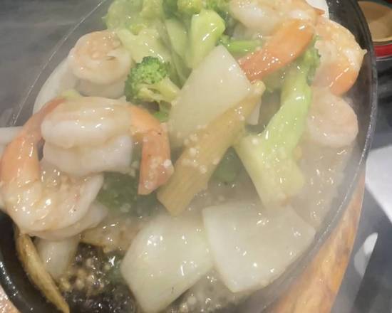 Sizzling Garlic Prawns