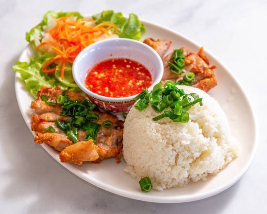Pork Chop with Tomato Rice