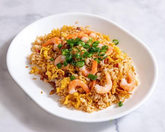 BBQ Pork, Prawn and Egg Fried Rice