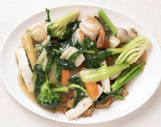 Seafood Fried rice noodles (wet)