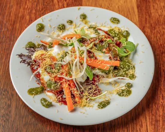 Aloo Tikki Chaat (V)