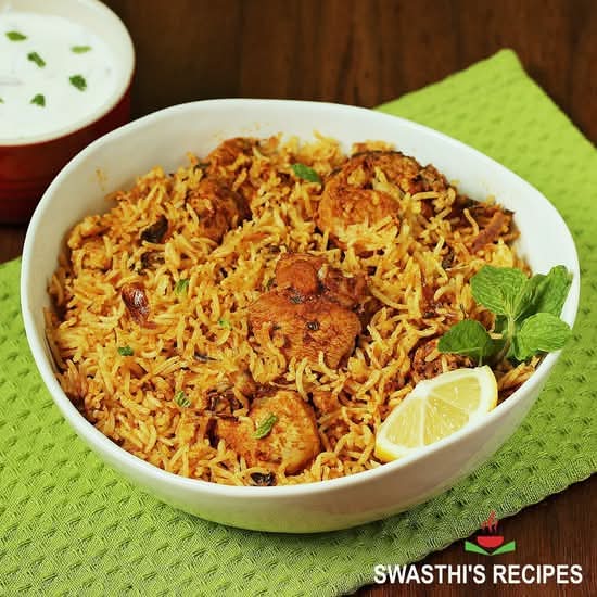 Lamb Biryani with Yoghurt