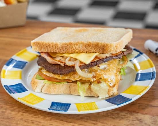 Steak Sandwich with Lot Burger