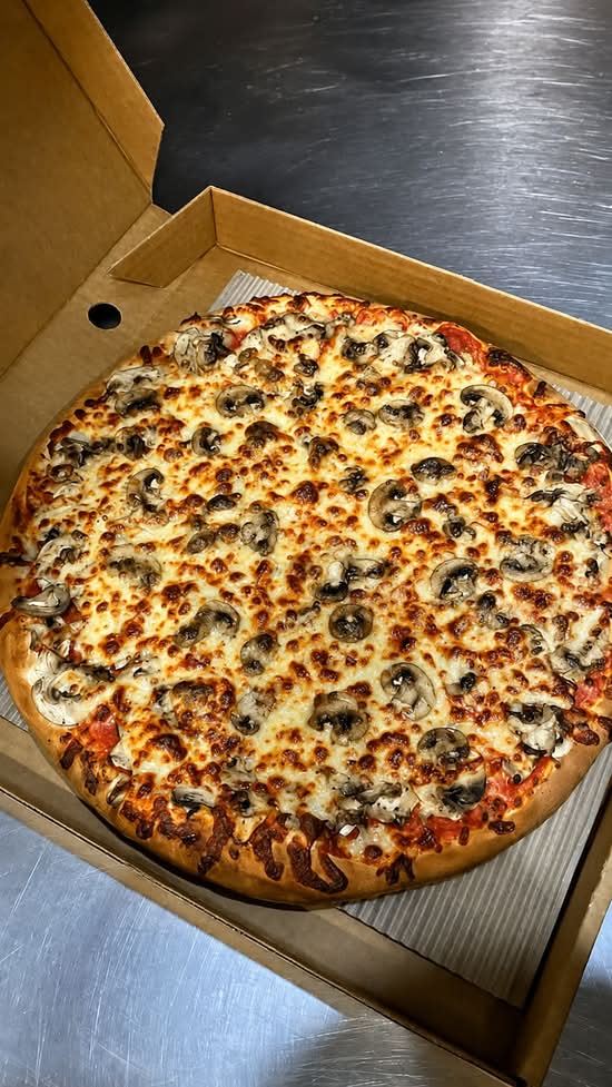 The Mushroom Pizza (V)