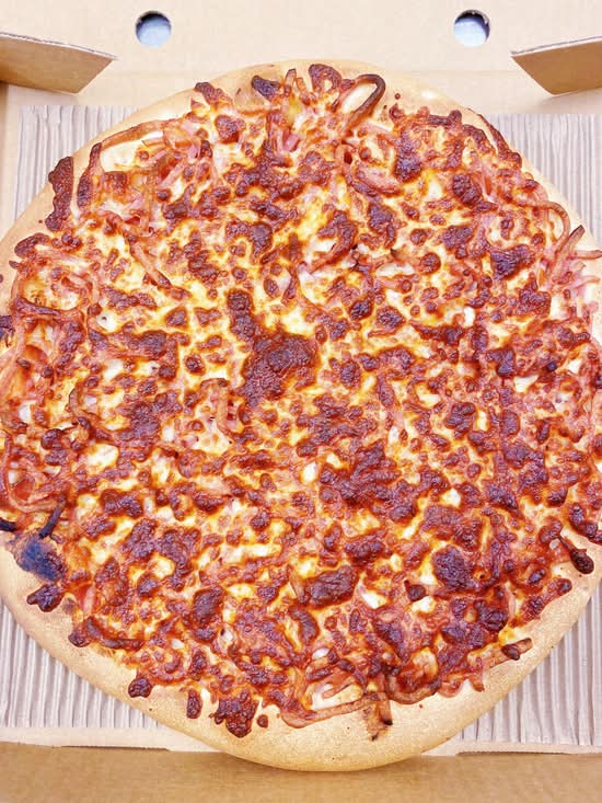 Ham and Cheese Pizza