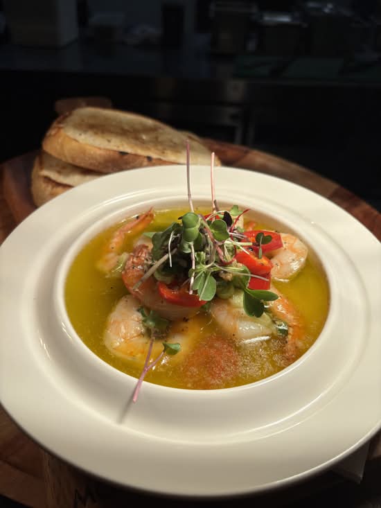 Chilli garlic prawns (6 prawns) (I)