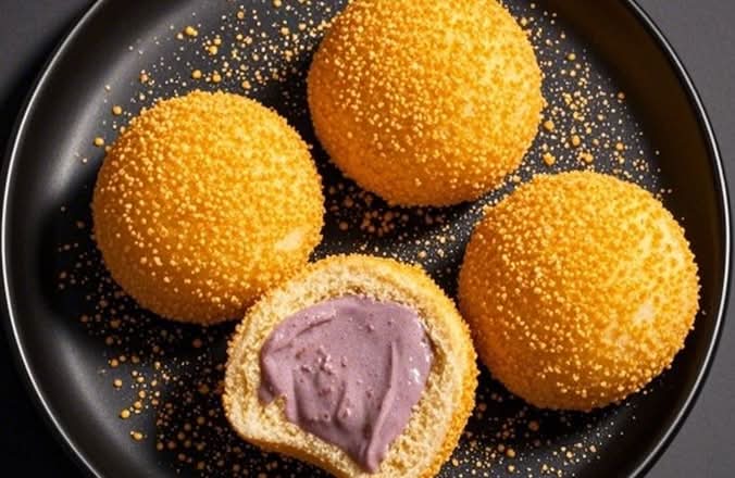 Salted Egg Taro Ball