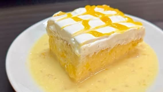 Mango milky cake